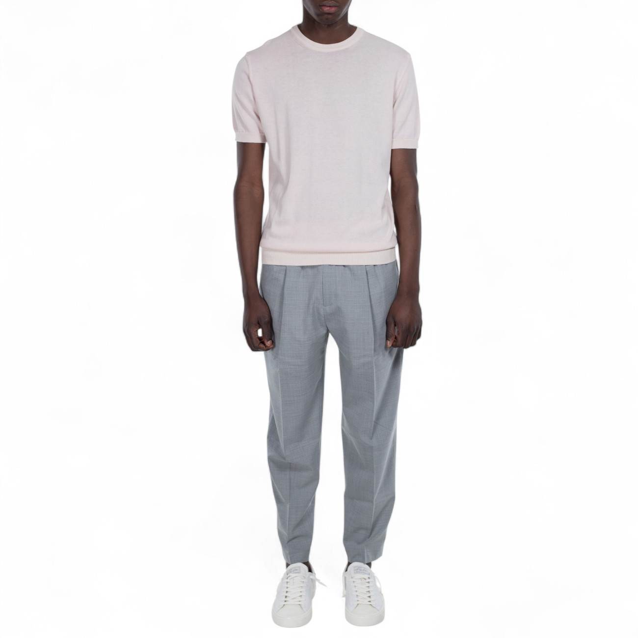 Outfit man t-shirt soft pink