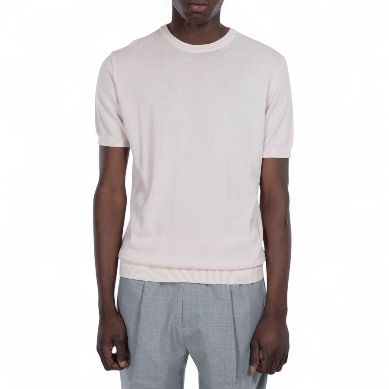 Outfit man t-shirt soft pink