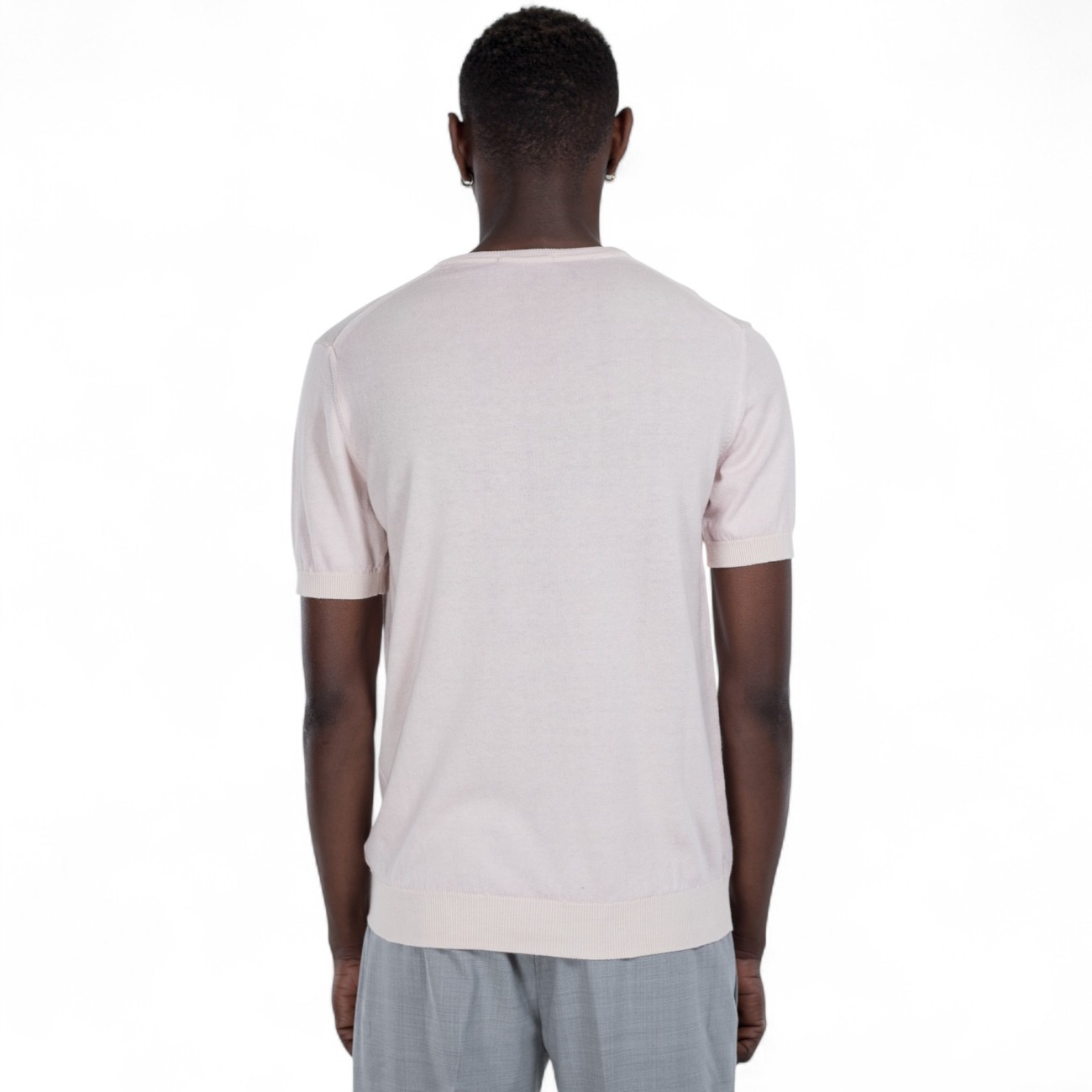 Outfit man t-shirt soft pink
