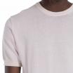 Outfit maglia maniche corte in filo rosa