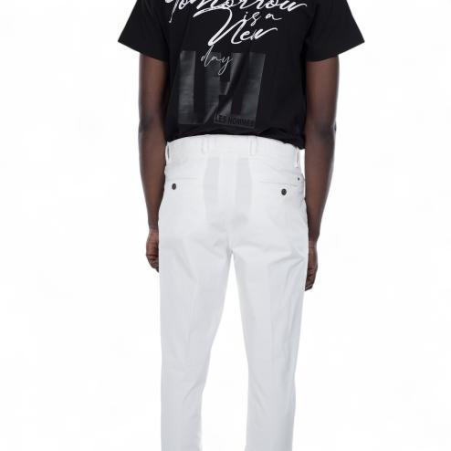Outfit pantalone bianco morbido