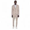 Outfit pantaloni beige con coulisse