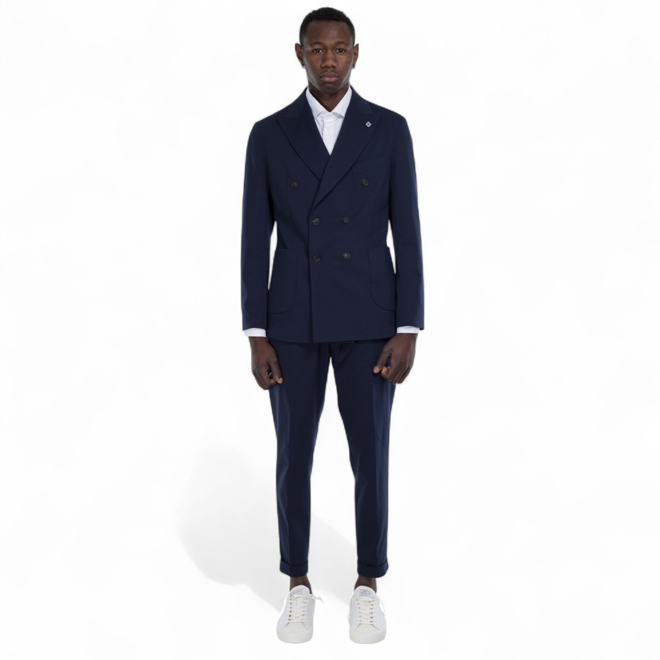 Outfit Blue Trousers with...