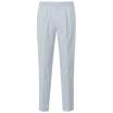 Outfit pantaloni grigi con elastico in vita