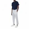 Outfit pantaloni grigi con elastico in vita