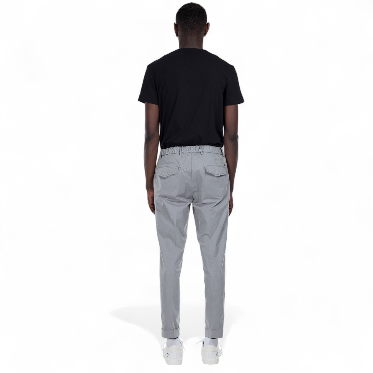 Outfit gray pants with drawstring