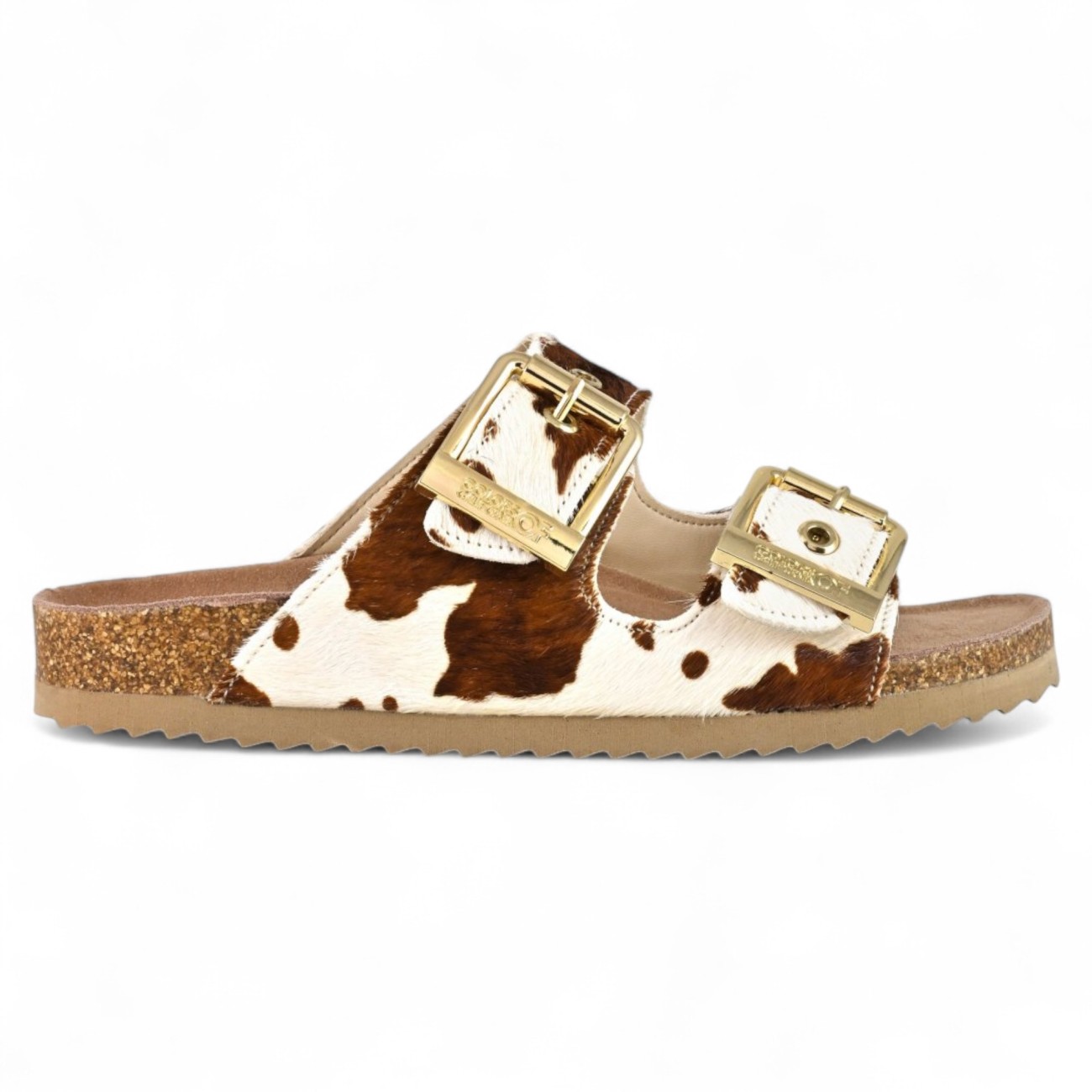 Colors of California low sandals cow print