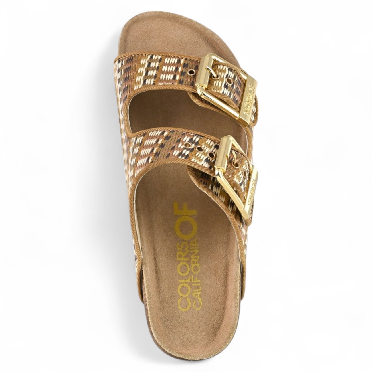 Colors of California low sandals beige