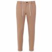 Outfit pantaloni beige con coulisse
