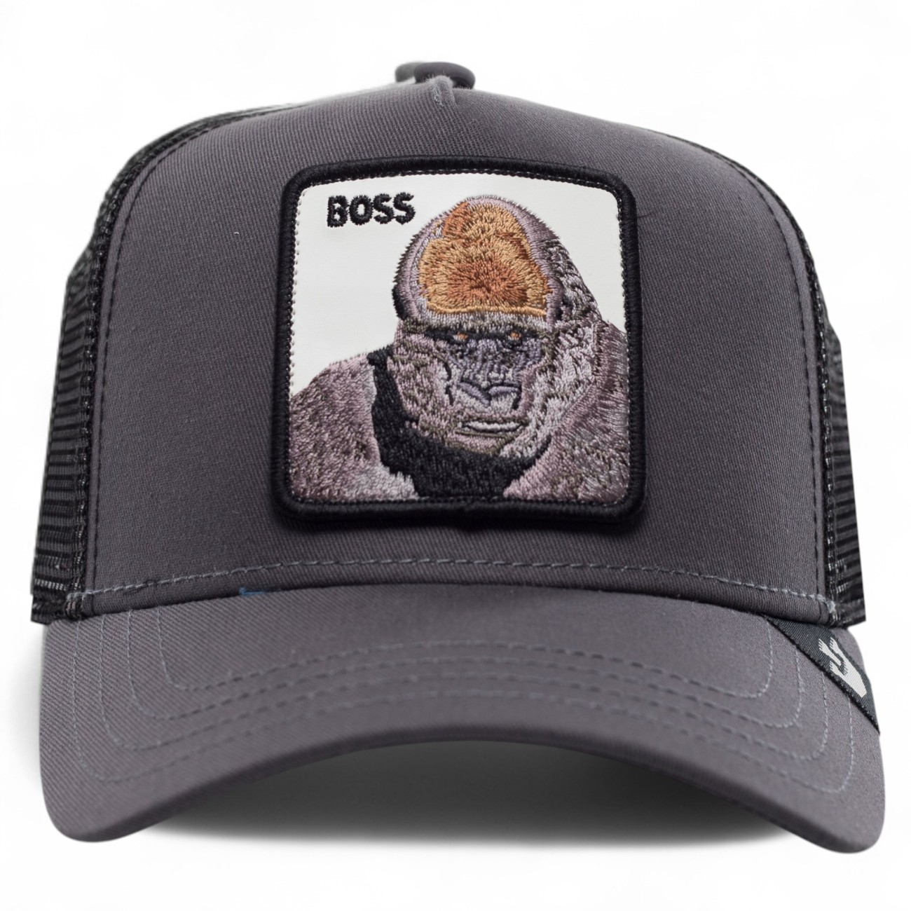 Goorin trucker hat Boss Grey