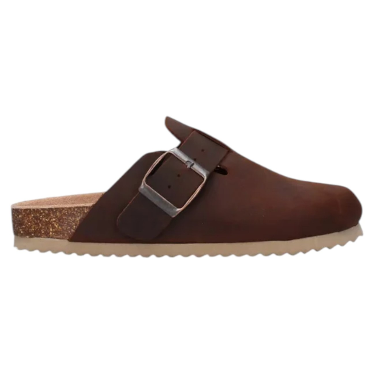 Colors of California brown sabot with buckle