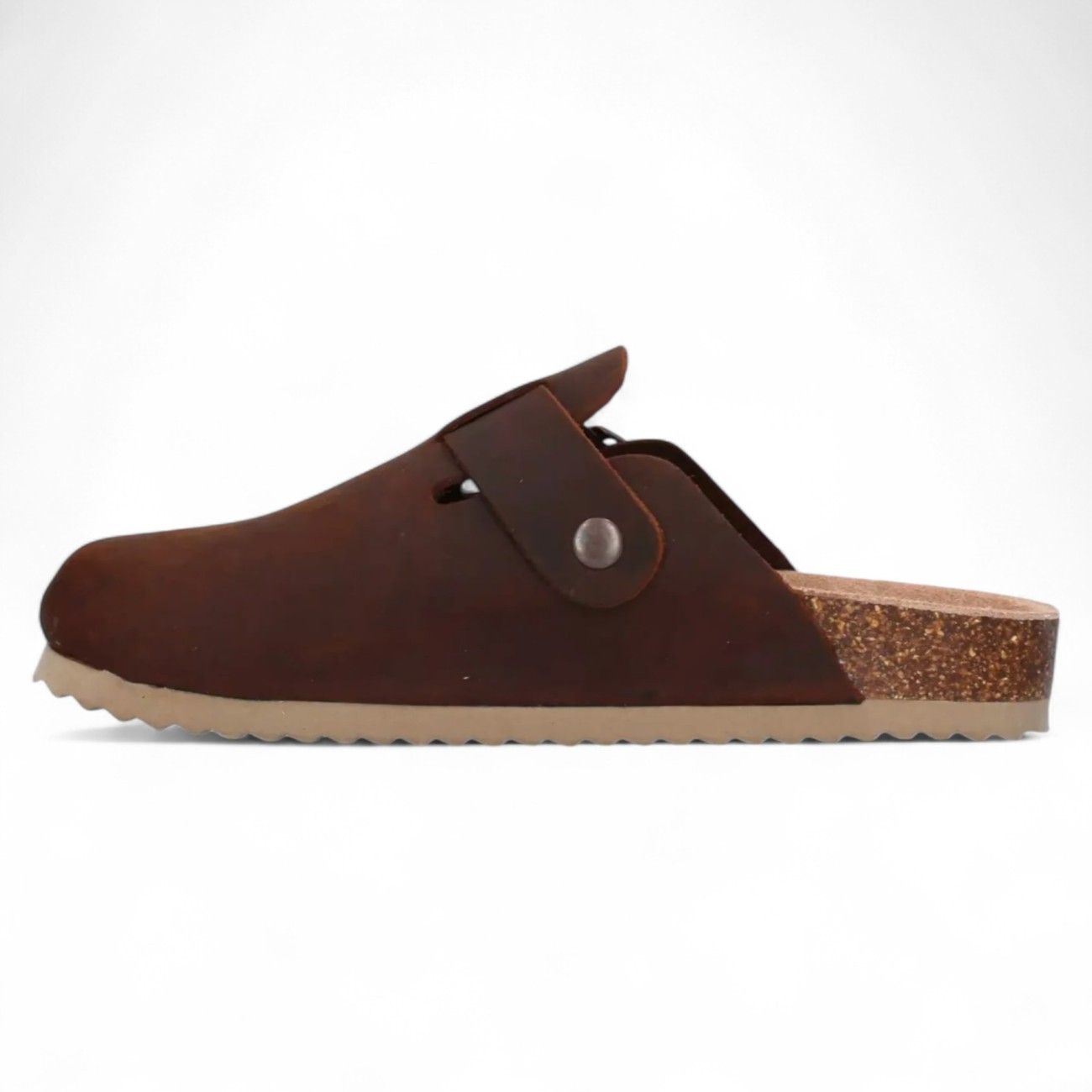 Colors of California brown sabot with buckle