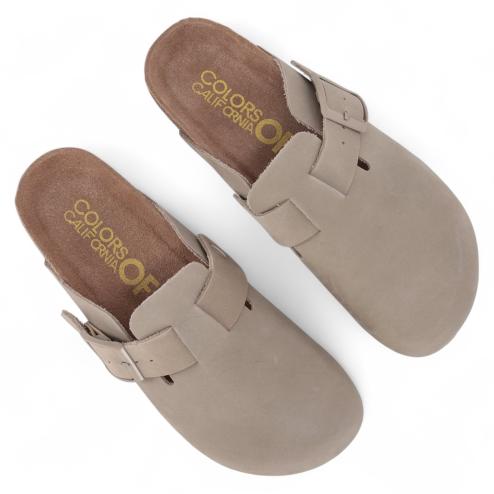 Colors of California sabot beige con fibbia