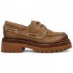 Steve Madden Detroit mocassino scamosciato platform marrone