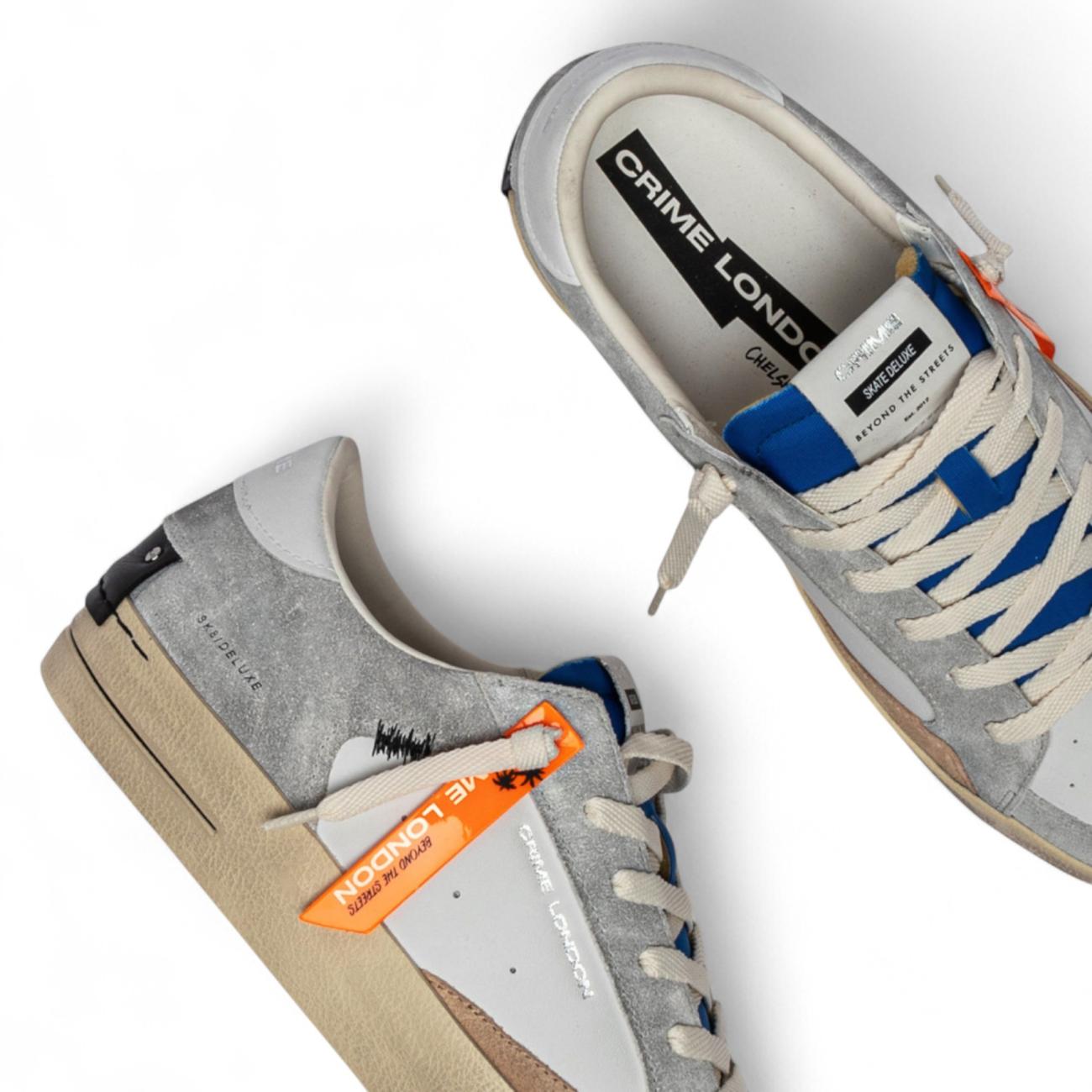 Crime London low sneakers Sk8 deluxe grey