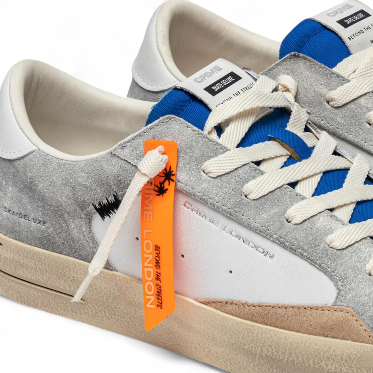 Crime London low sneakers Sk8 deluxe grey