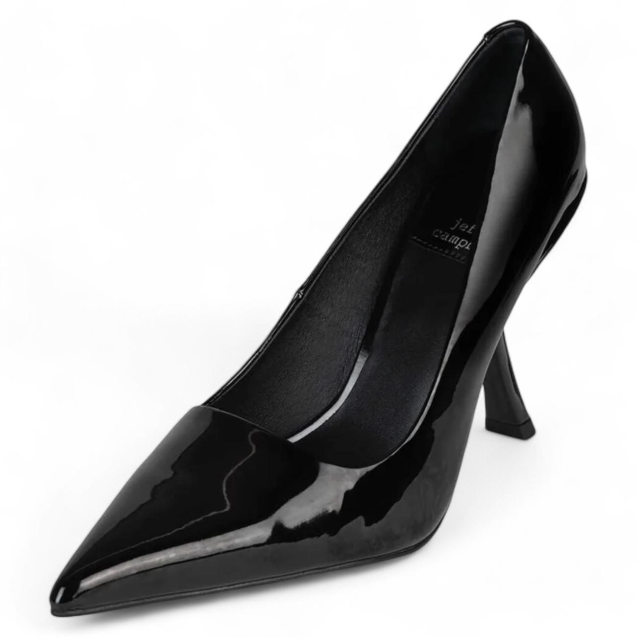 Jeffrey Campbell Sling-it black pointed décolleté