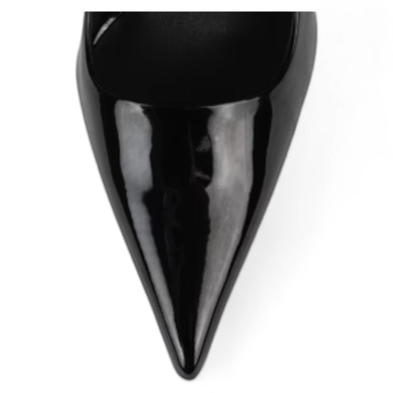 Jeffrey Campbell Sling-it black pointed décolleté