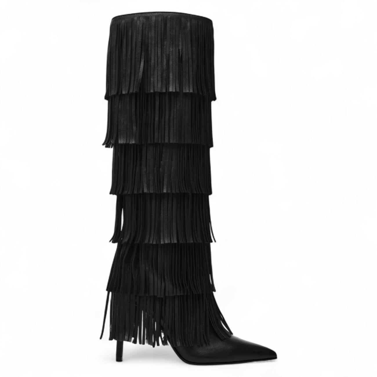 Steve Madden stivali con tacco Wanderlust nero