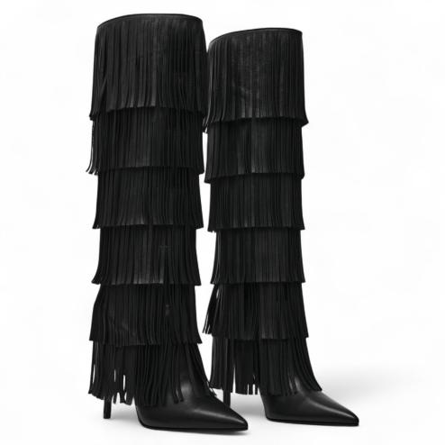 Steve Madden stivali con tacco Wanderlust nero
