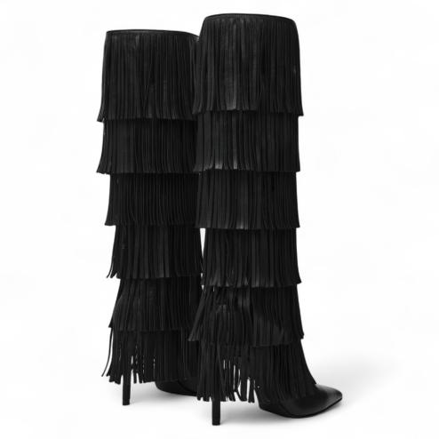 Steve Madden stivali con tacco Wanderlust nero