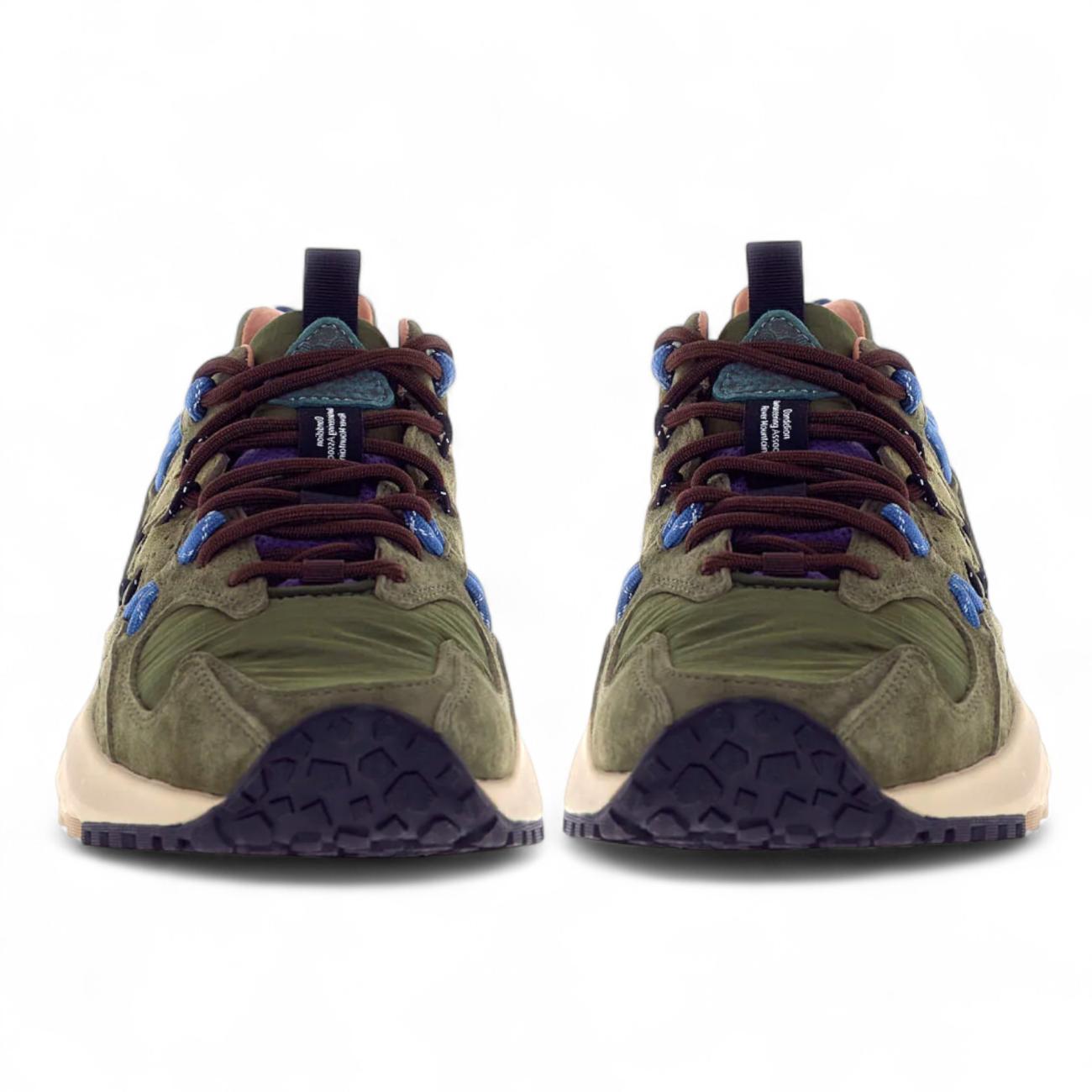FLOWER MOUNTAIN Yamabushi uni suede military green