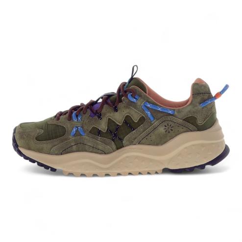 FLOWER MOUNTAIN Yamabushi uni suede verde militare