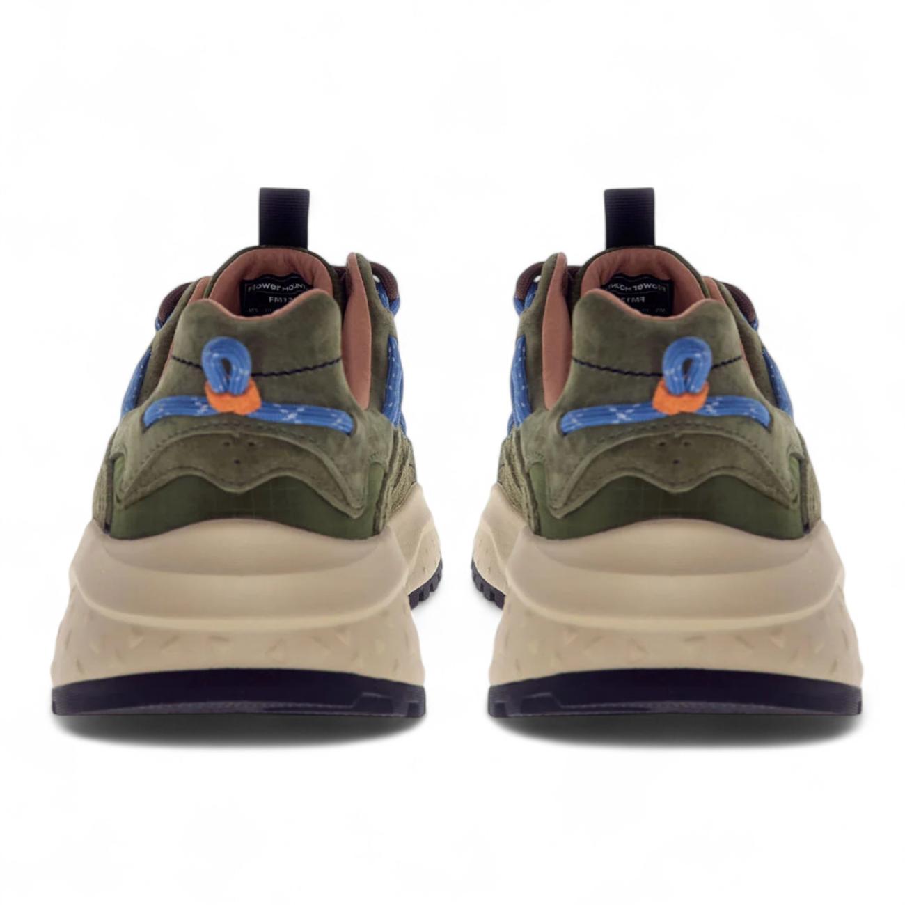 FLOWER MOUNTAIN Yamabushi uni suede military green