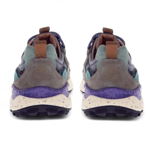 FLOWER MOUNTAIN Yamano 3 Uni suede cavallino maculato grigio