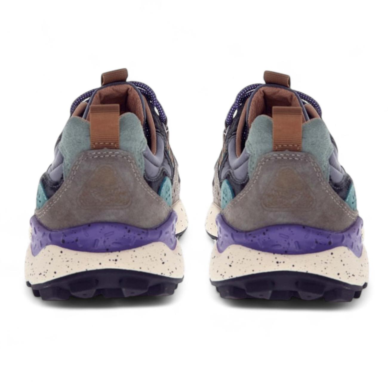FLOWER MOUNTAIN Yamano 3 Uni suede pony spotted grey