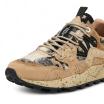 FLOWER MOUNTAIN Yamano suede beige lana check nero