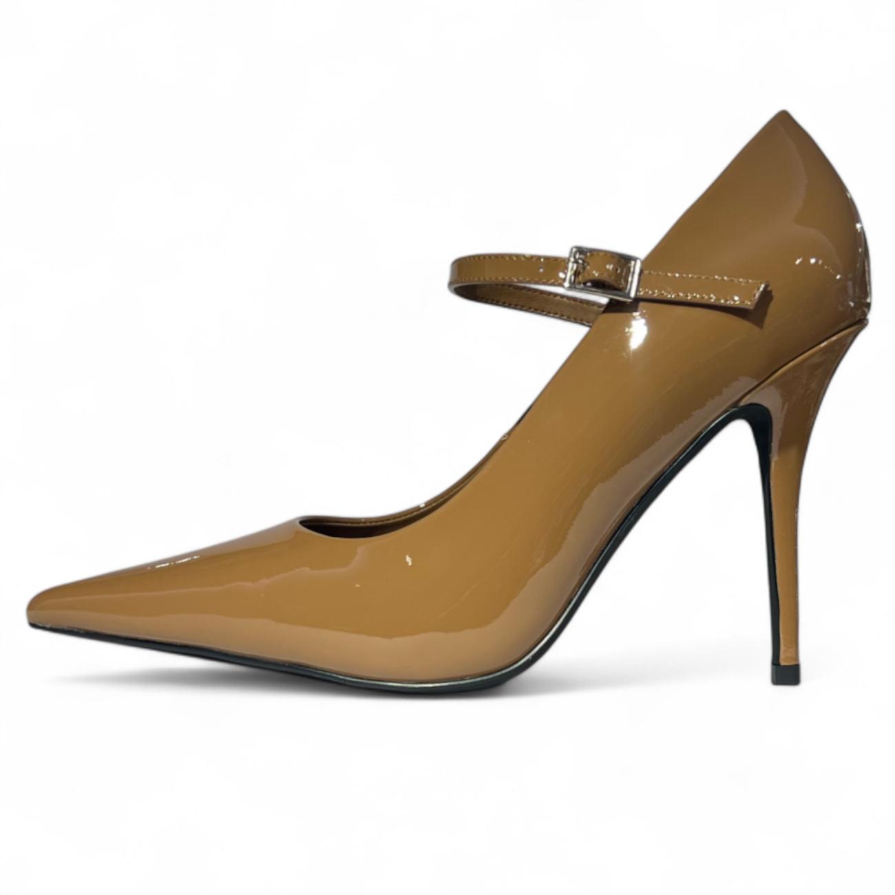 Jeffrey Campbell pointed decolleté Session camel