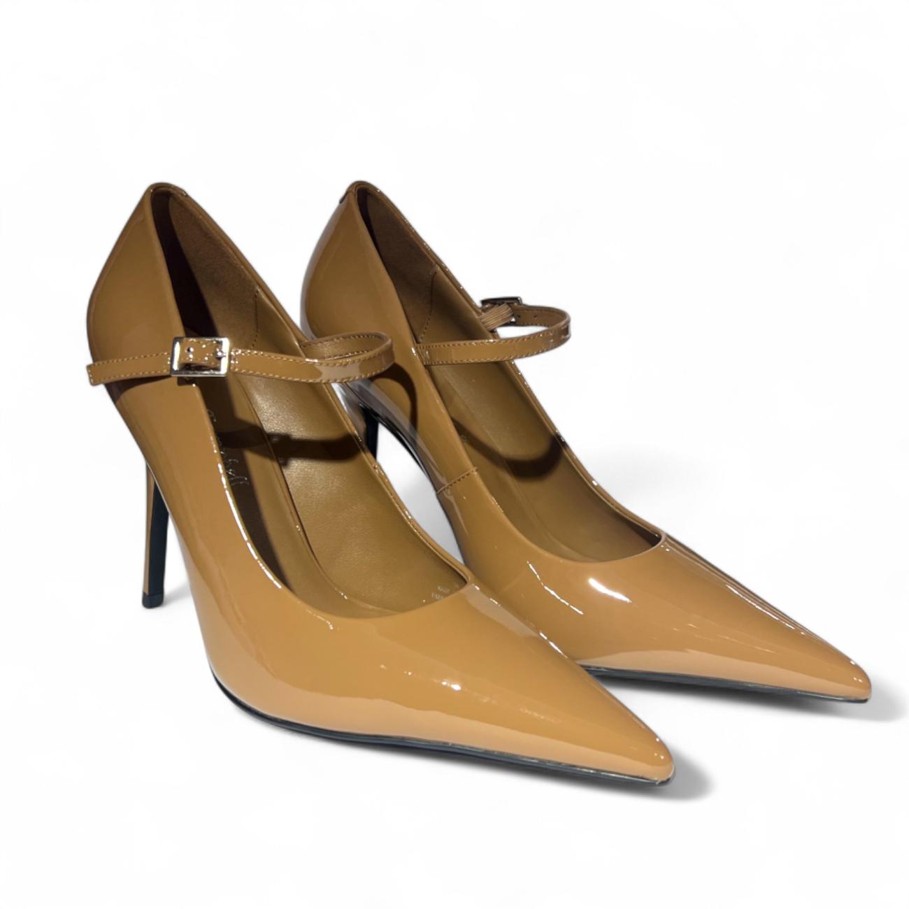 Jeffrey Campbell pointed decolleté Session camel