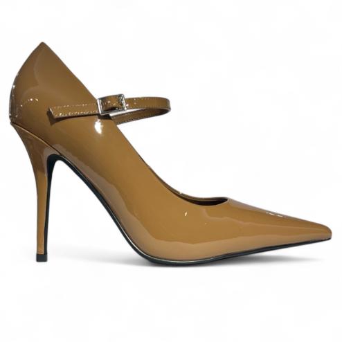 Jeffrey Campbell decollete a punta Session camel