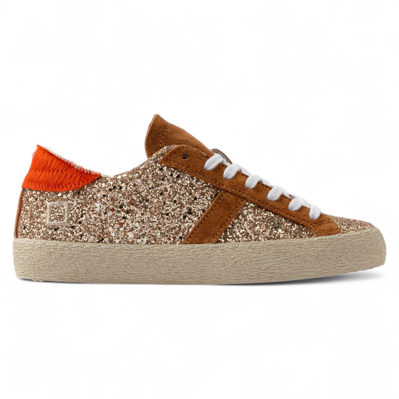 Date Hill Low Glitter Bronze women's sneakers
