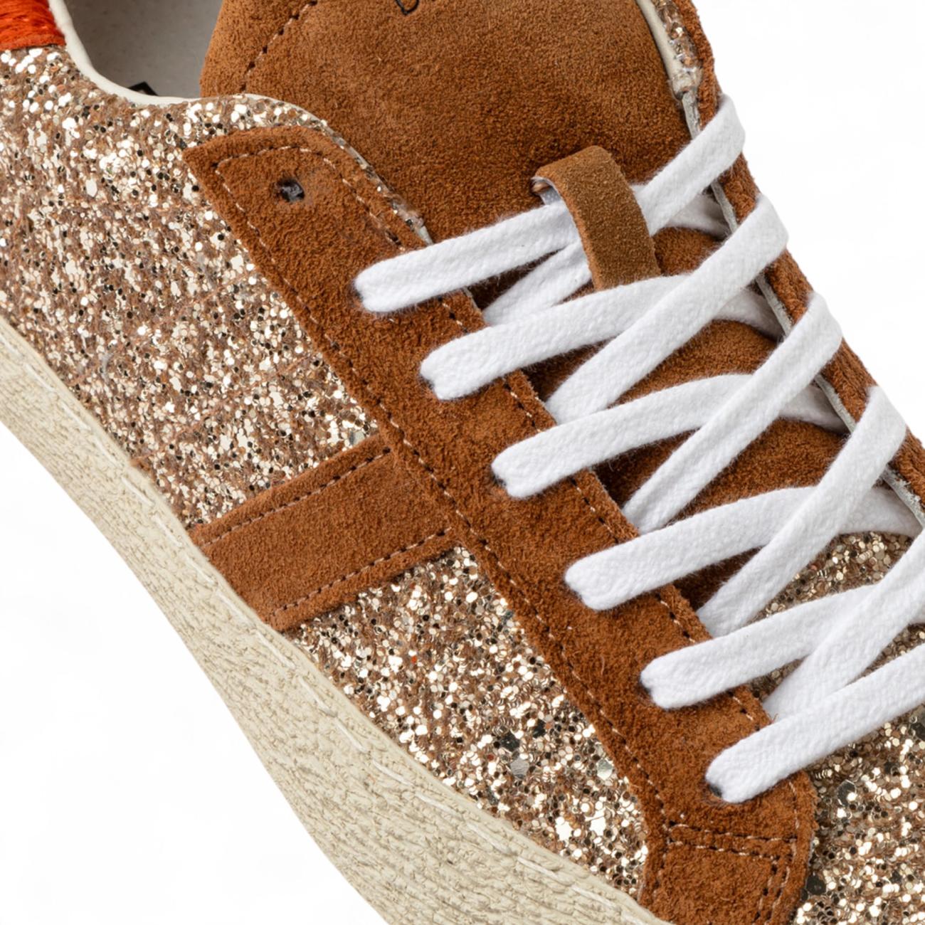 Date Hill Low Glitter Bronze women's sneakers