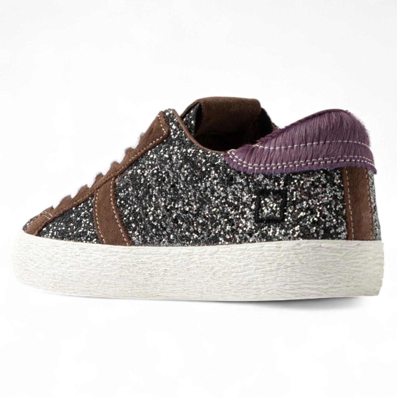 Date Hill Low Glitter Metalgun women's sneakers