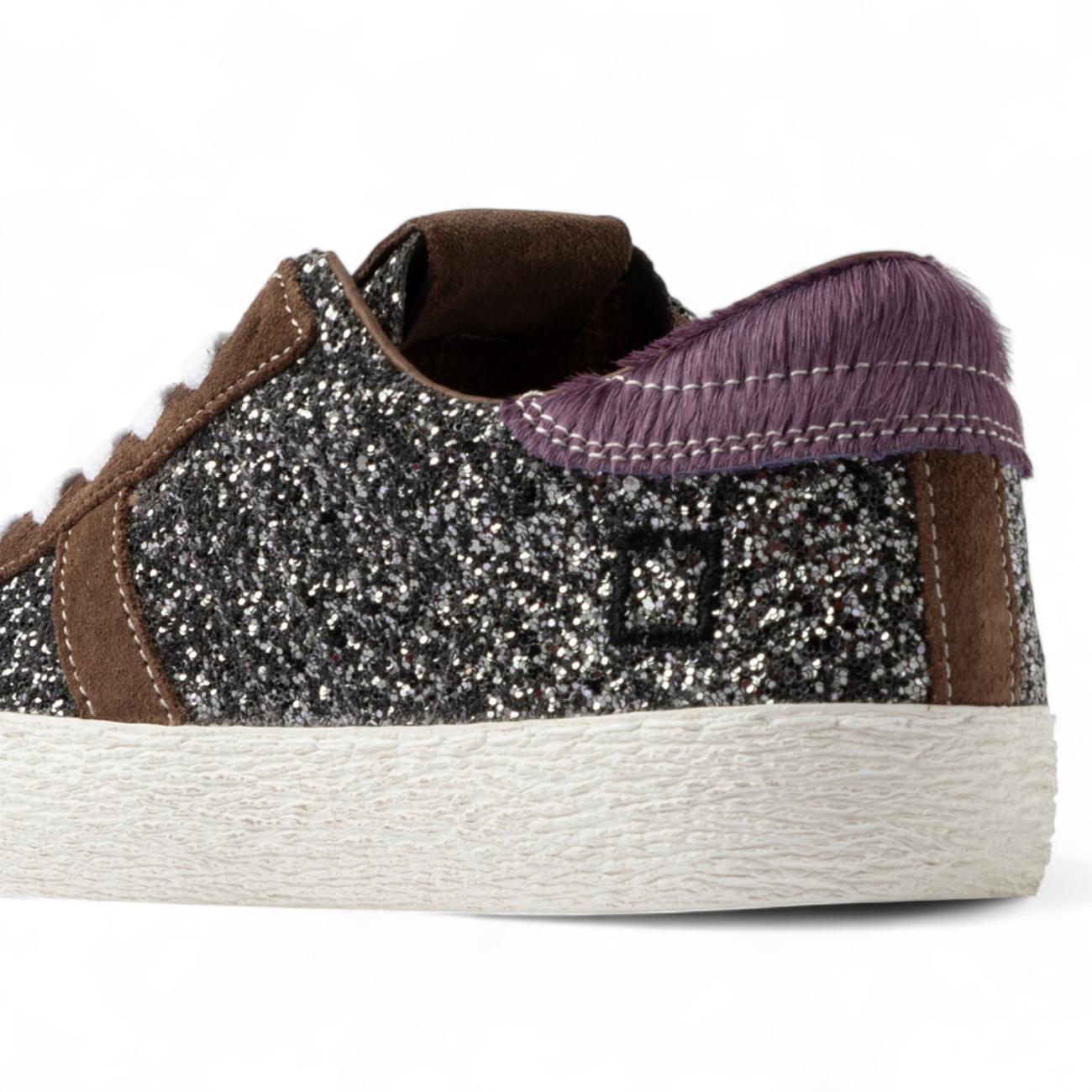 Date sneakers donna Hill Low Glitter Metalgun