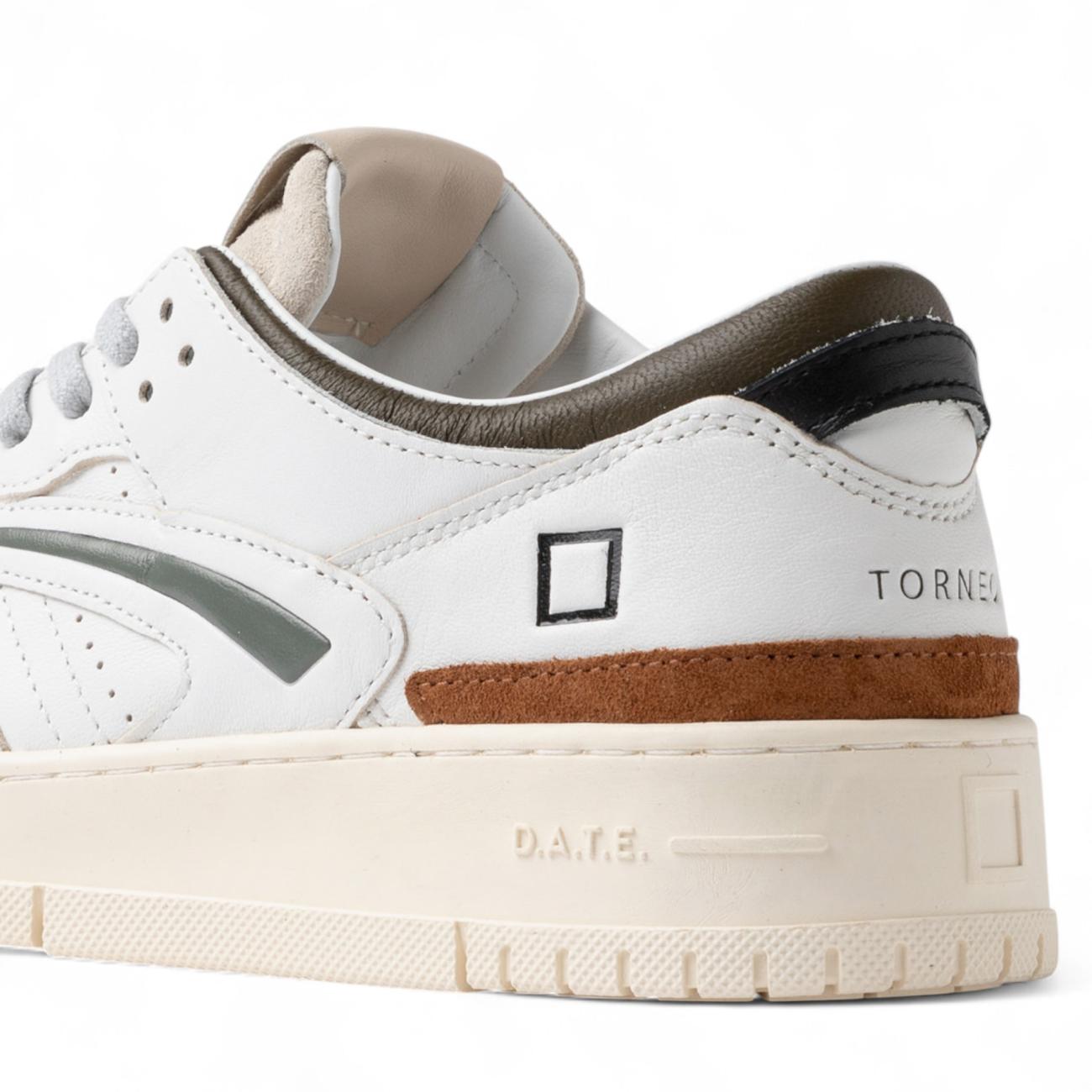 Date Torneo Colored White-Army low sneakers