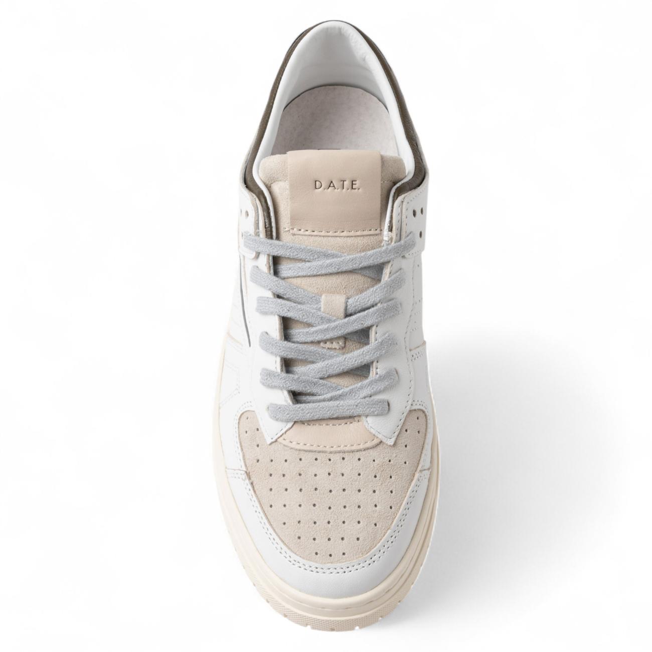 Date Torneo Colored White-Army low sneakers