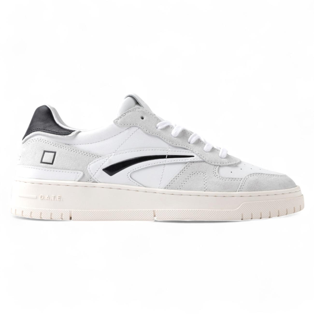 Date sneakers basse Torneo Pure Basic White-Black