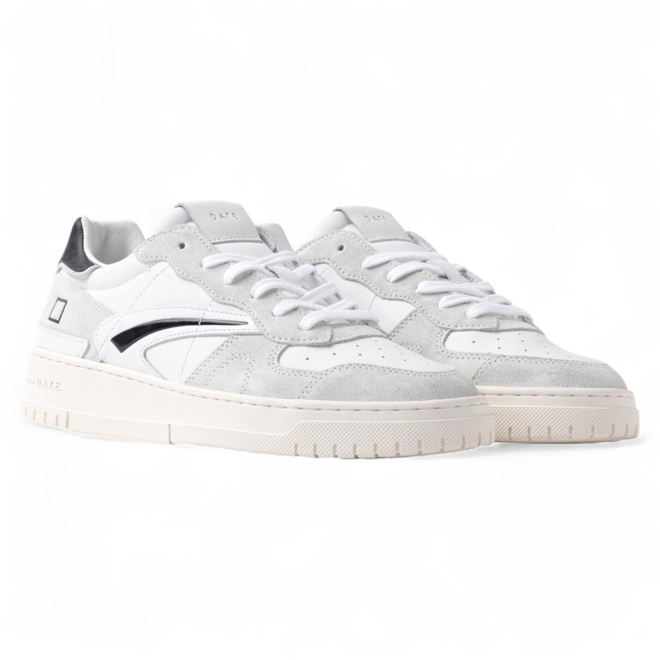 Date sneakers basse Torneo Pure Basic White-Black