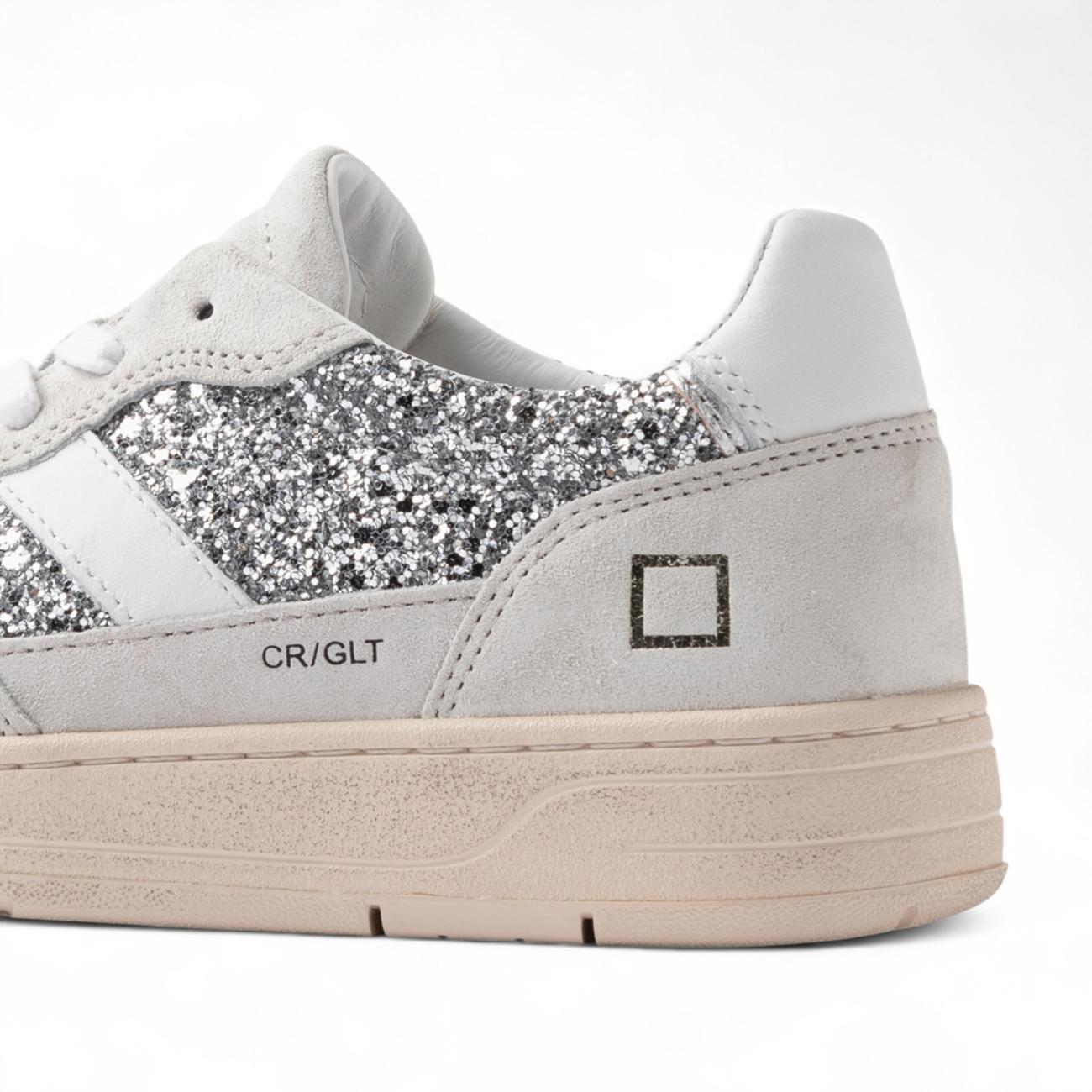 Date Court 2.0 Glitter Silver women's sneakers