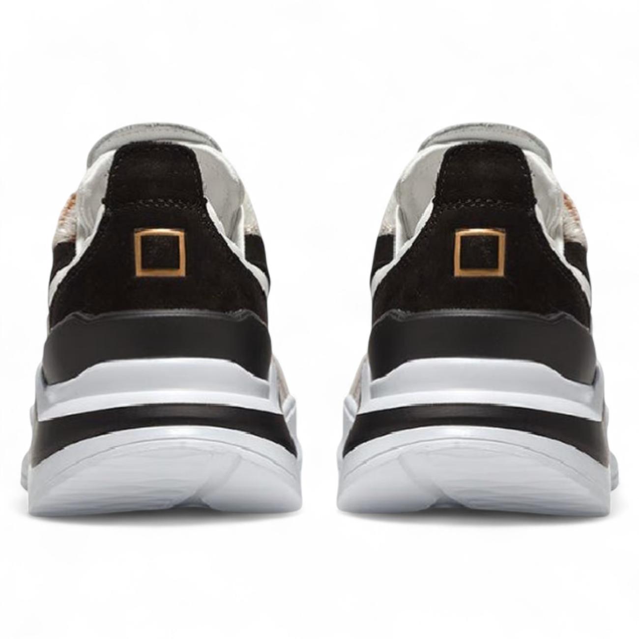 Date Fuga Animalier White-Zebra running sneakers
