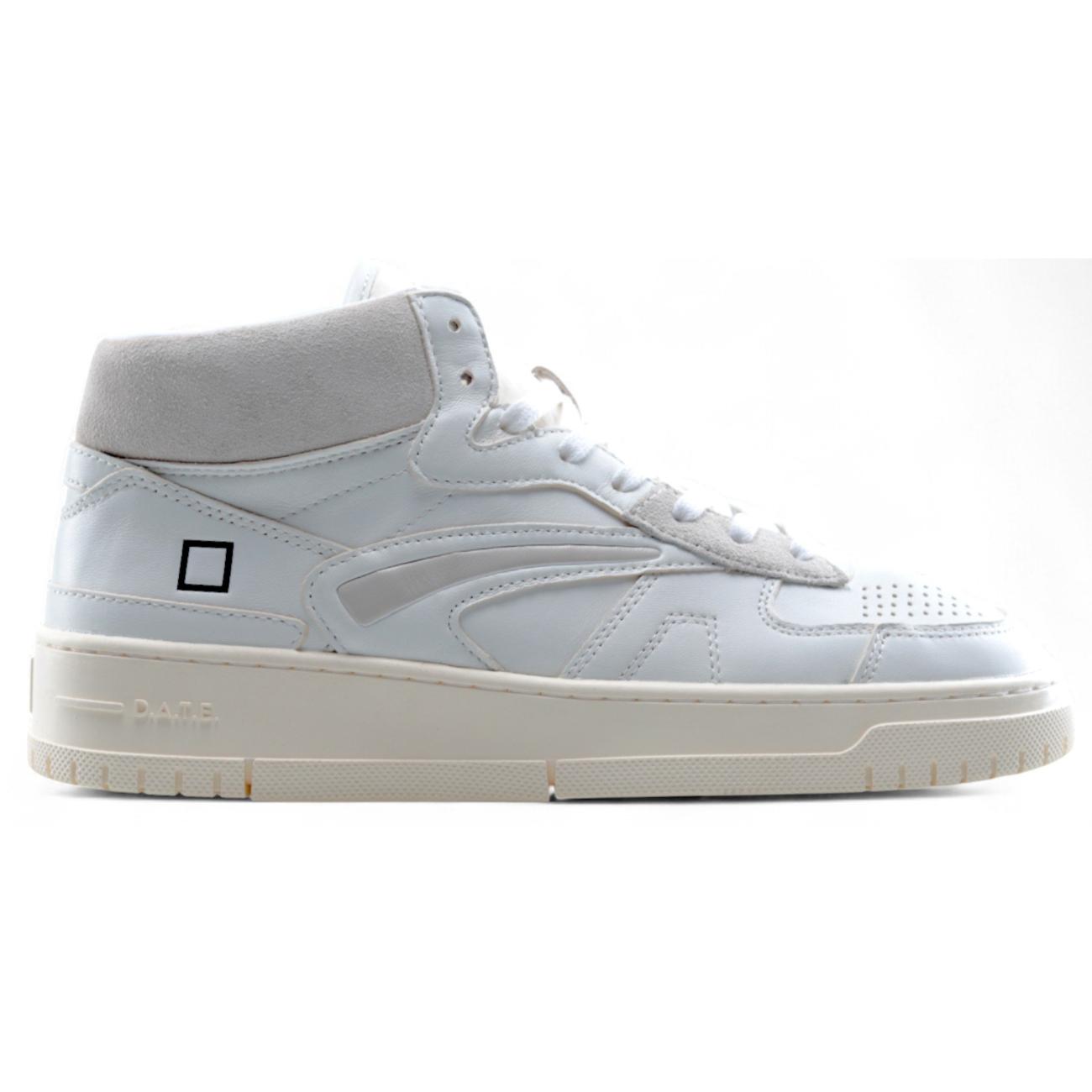 Date sneakers donna Torneo High Natural White-Silver