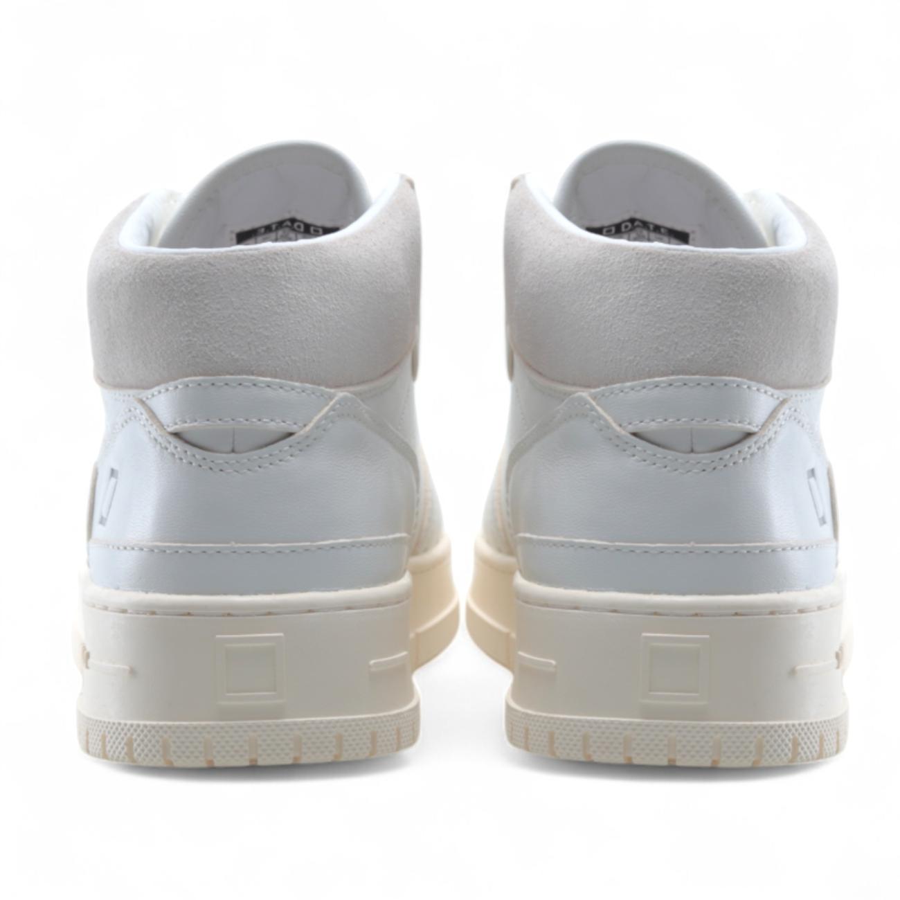 Date sneakers donna Torneo High Natural White-Silver