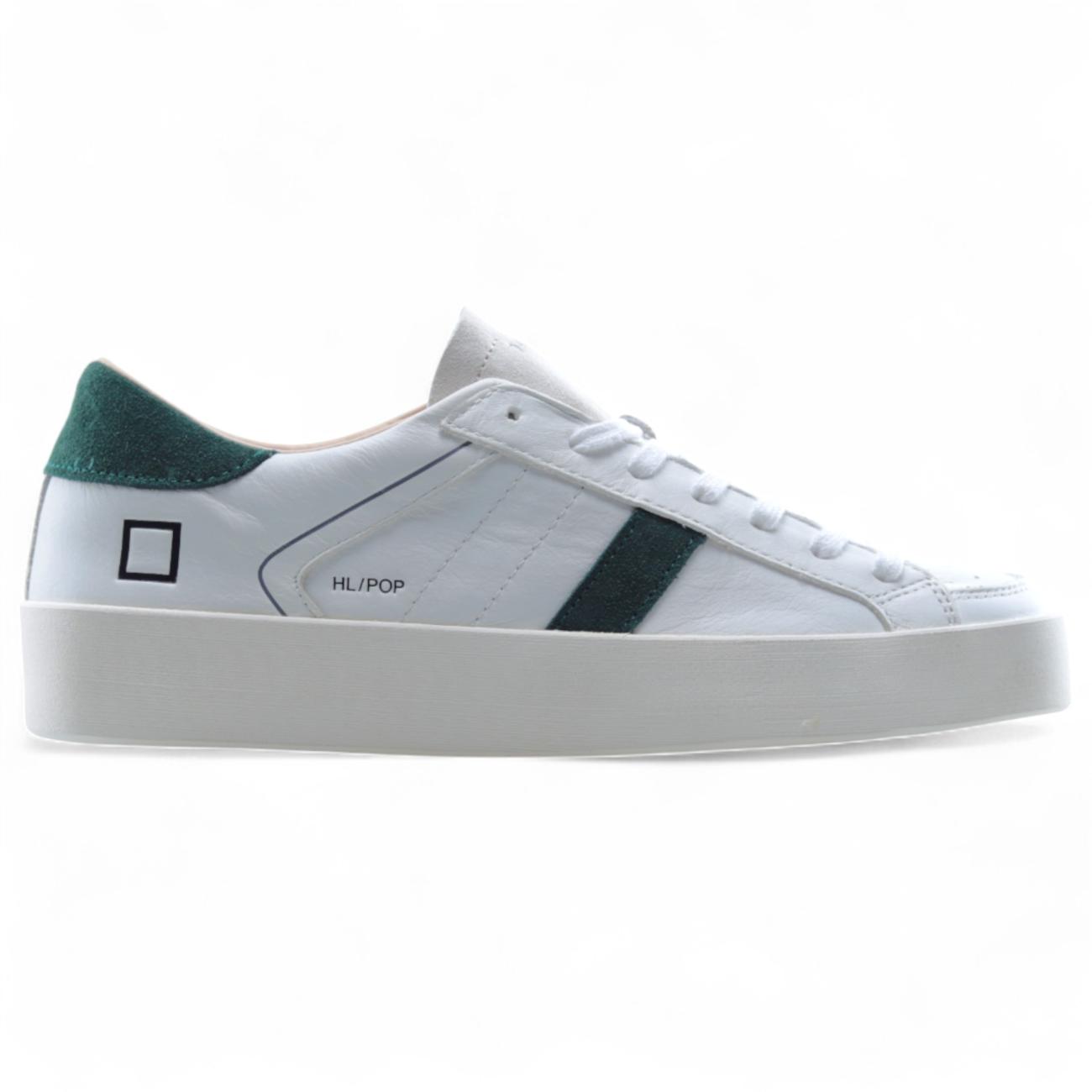 Date sneakers basse Hill Half Pop White-Green