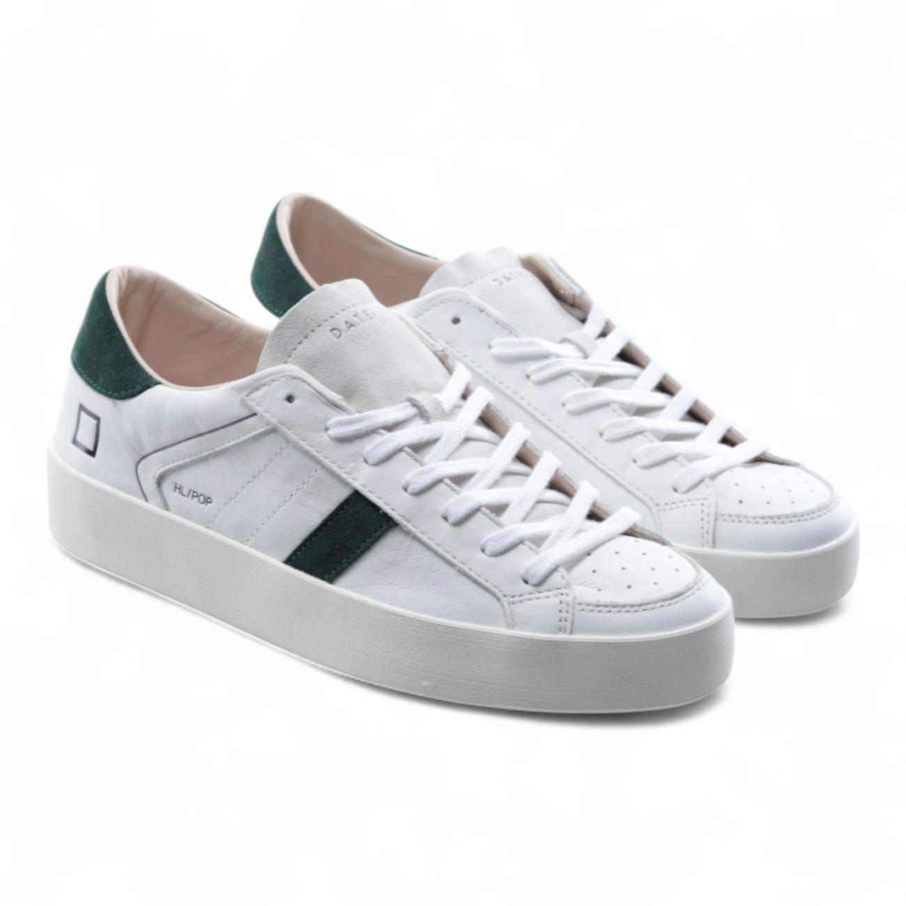 Date sneakers basse Hill Half Pop White-Green