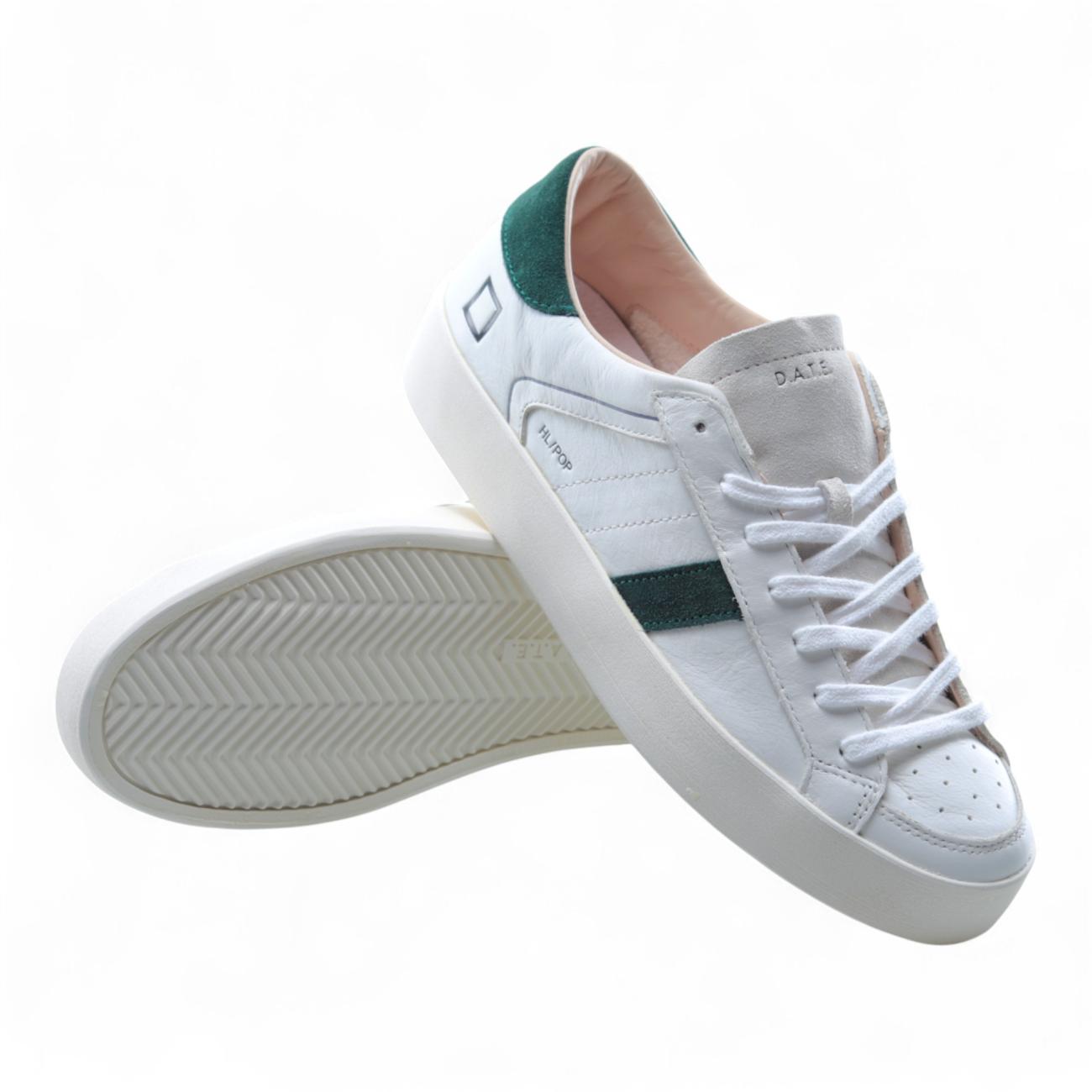 Date sneakers basse Hill Half Pop White-Green