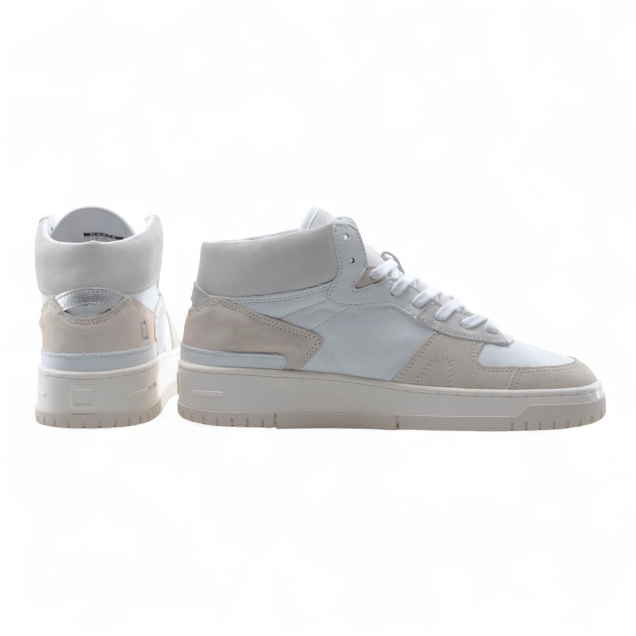 Date Torneo High Vintage Calf White high sneakers